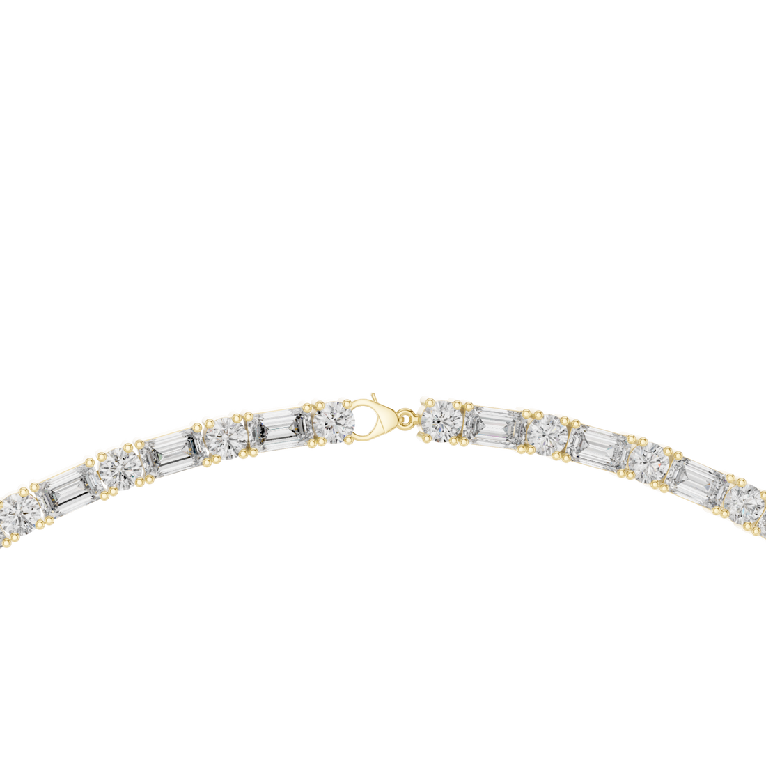  Gold Eternal Subtle Radiance Chain Necklace Left View