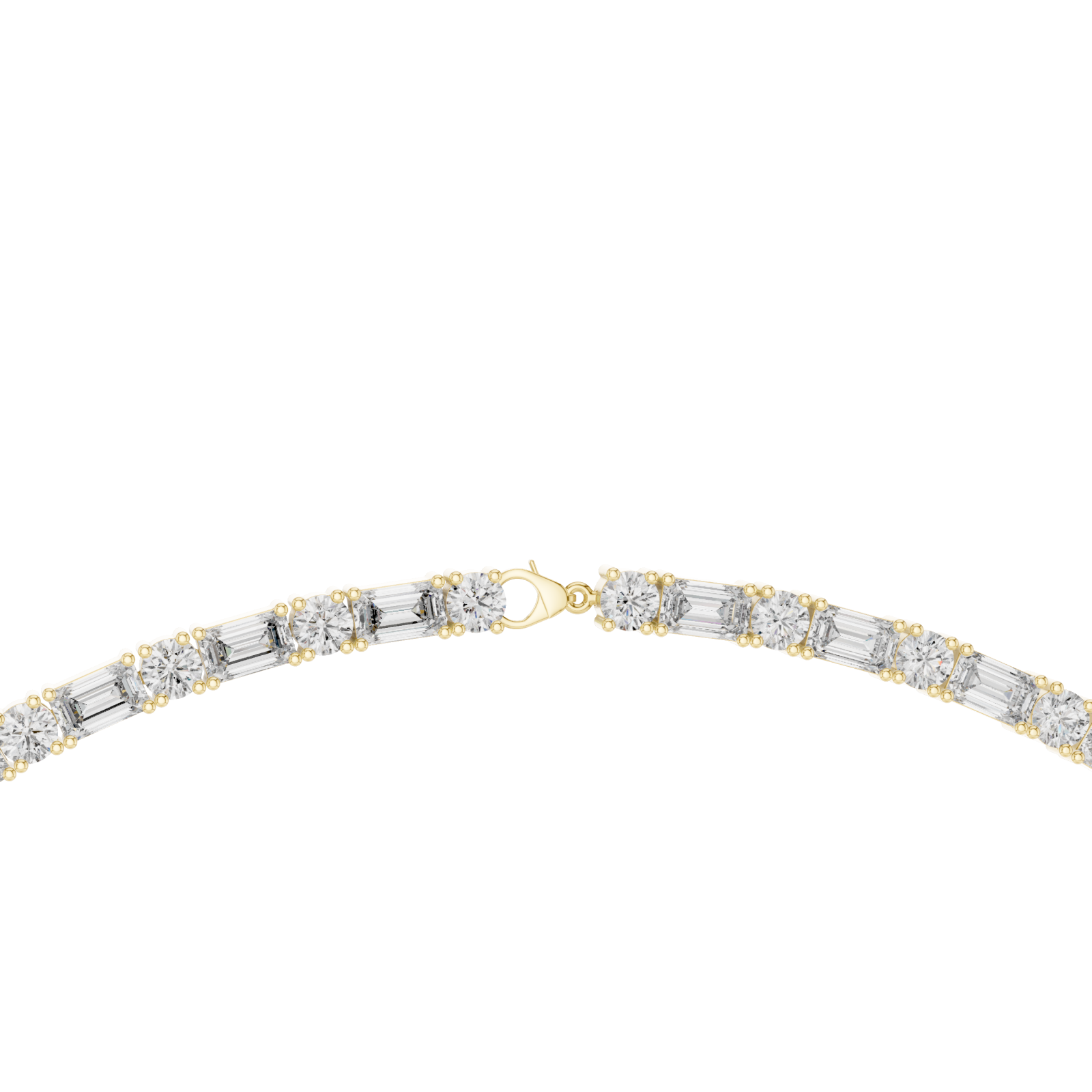  Gold Eternal Subtle Radiance Chain Necklace Front View