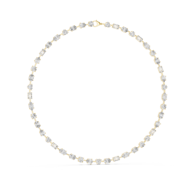  Gold Luminous Cascade Chain Necklace Left View