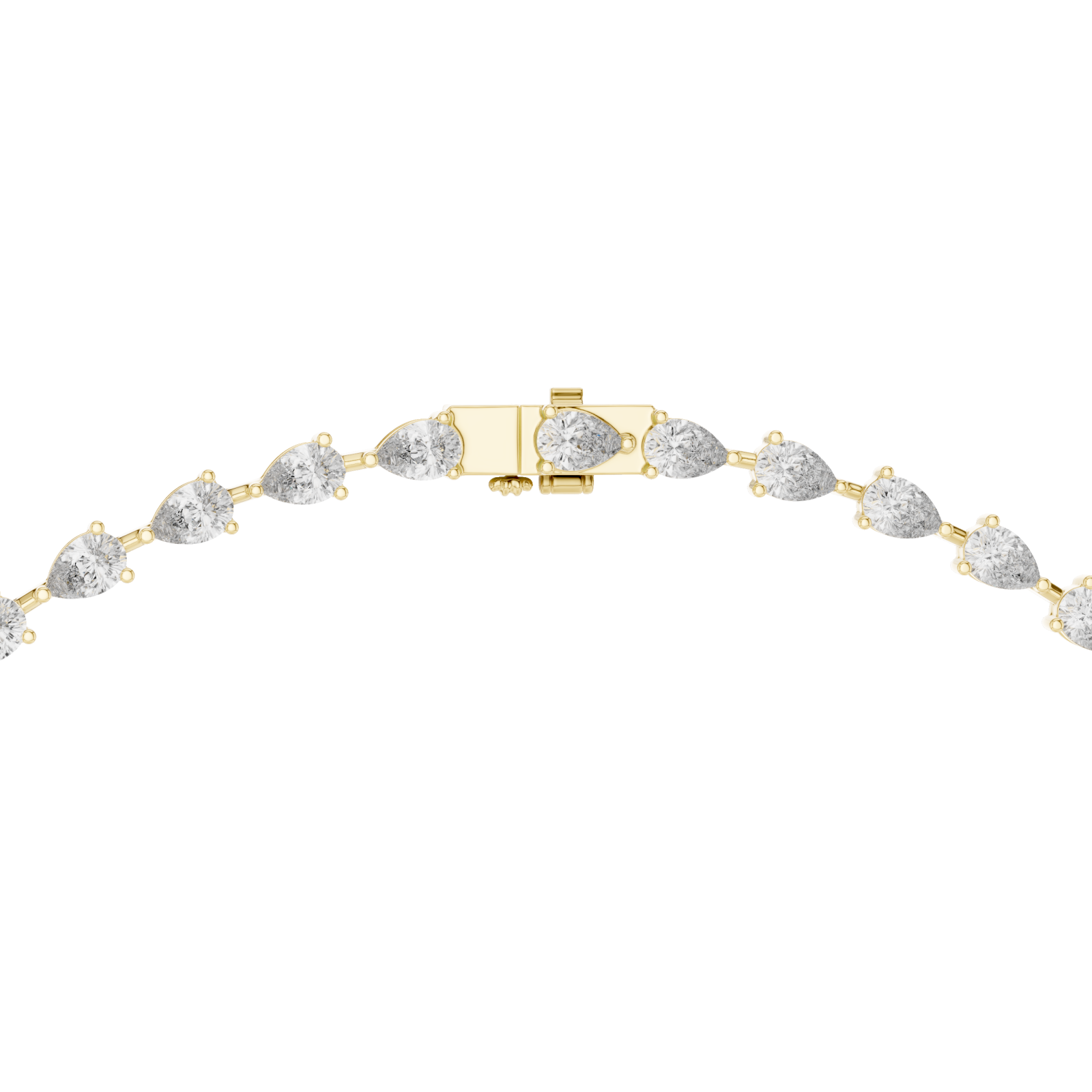  Gold Twilight Luster Artisanal Y Necklace Front View