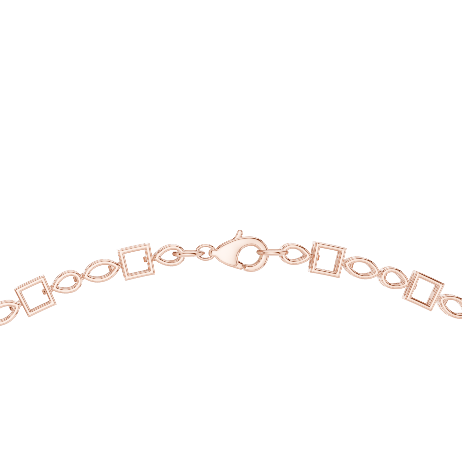  Rose Gold Celestial Garland Collar Front View