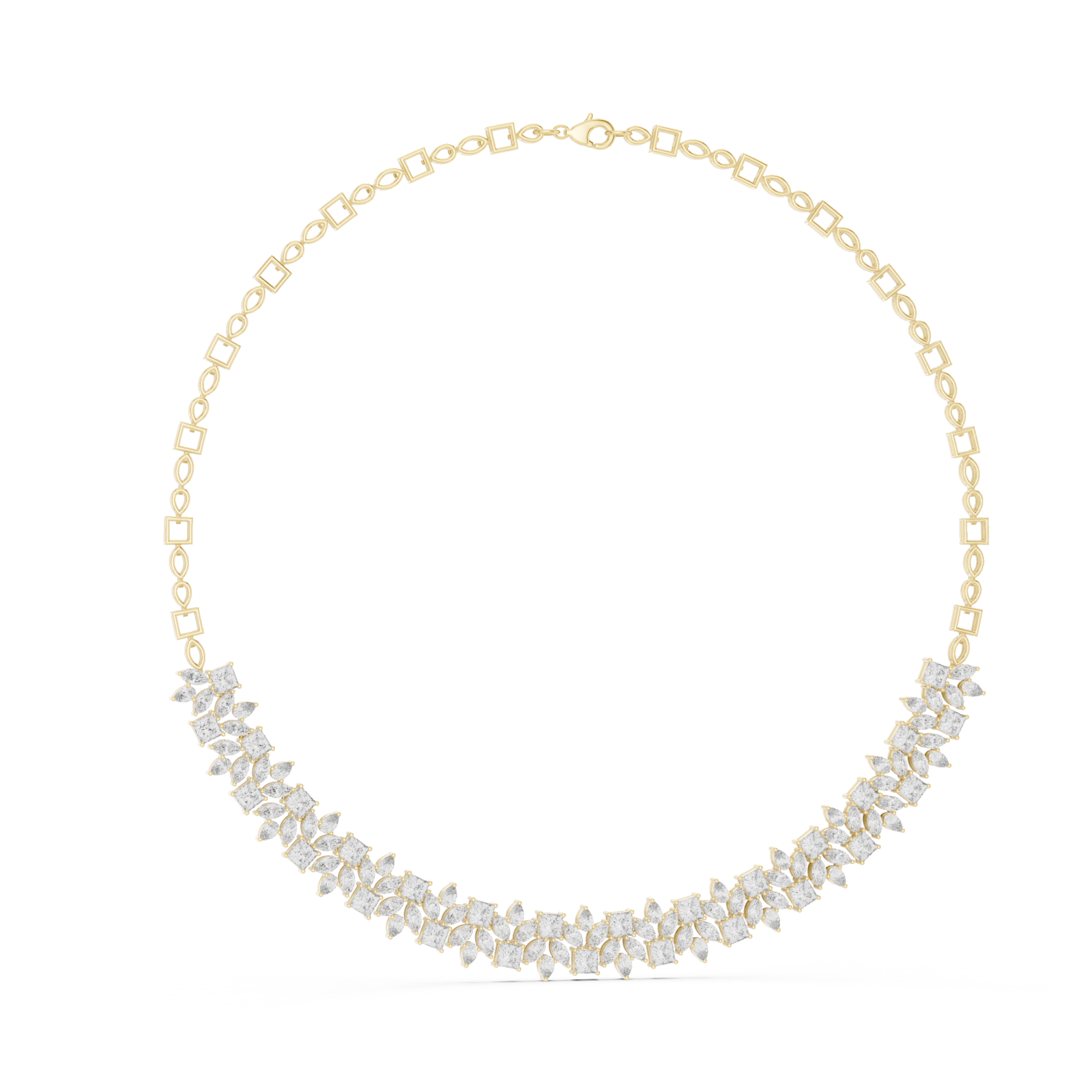  Gold Celestial Garland Collar Left View