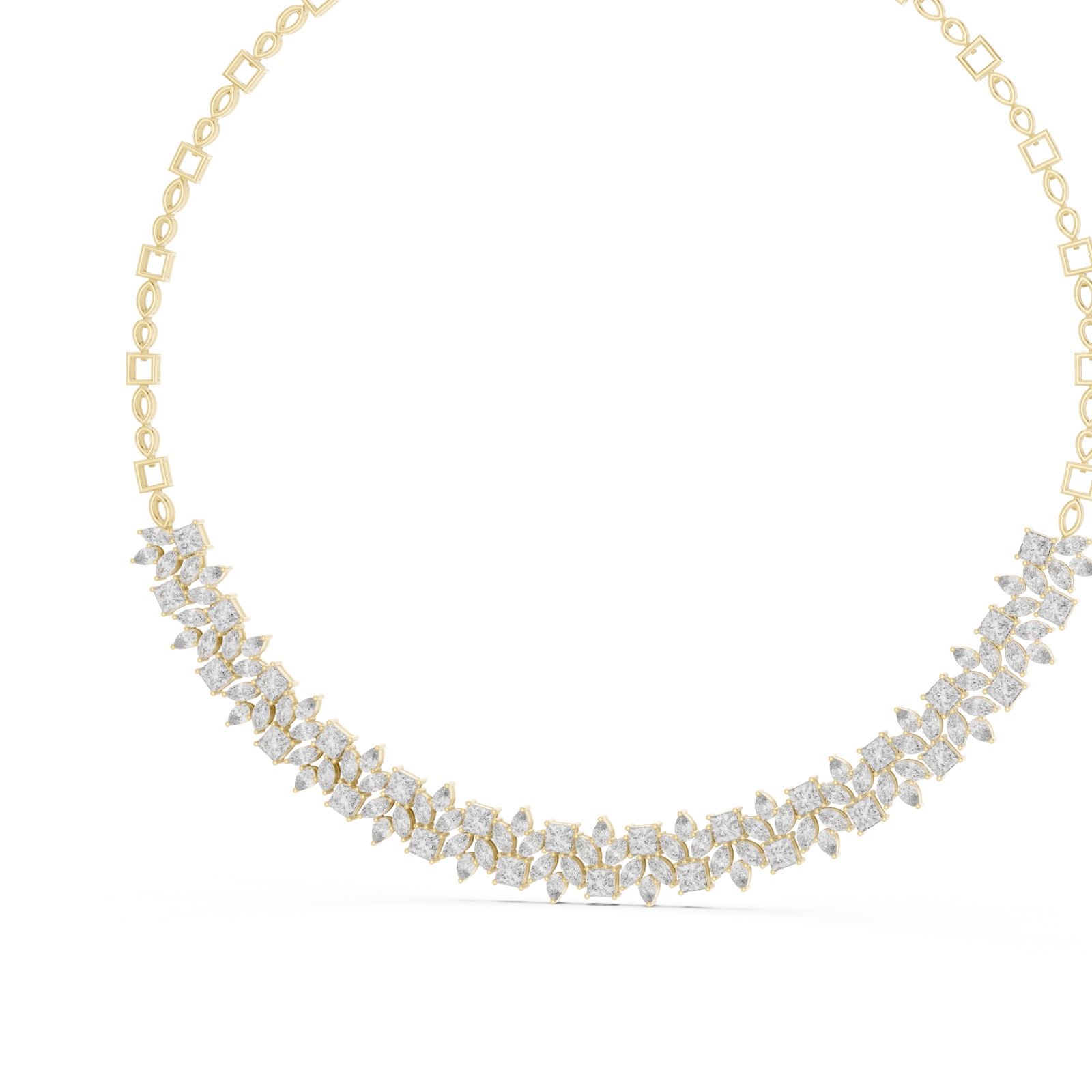 Gold Celestial Garland Collar Right View
