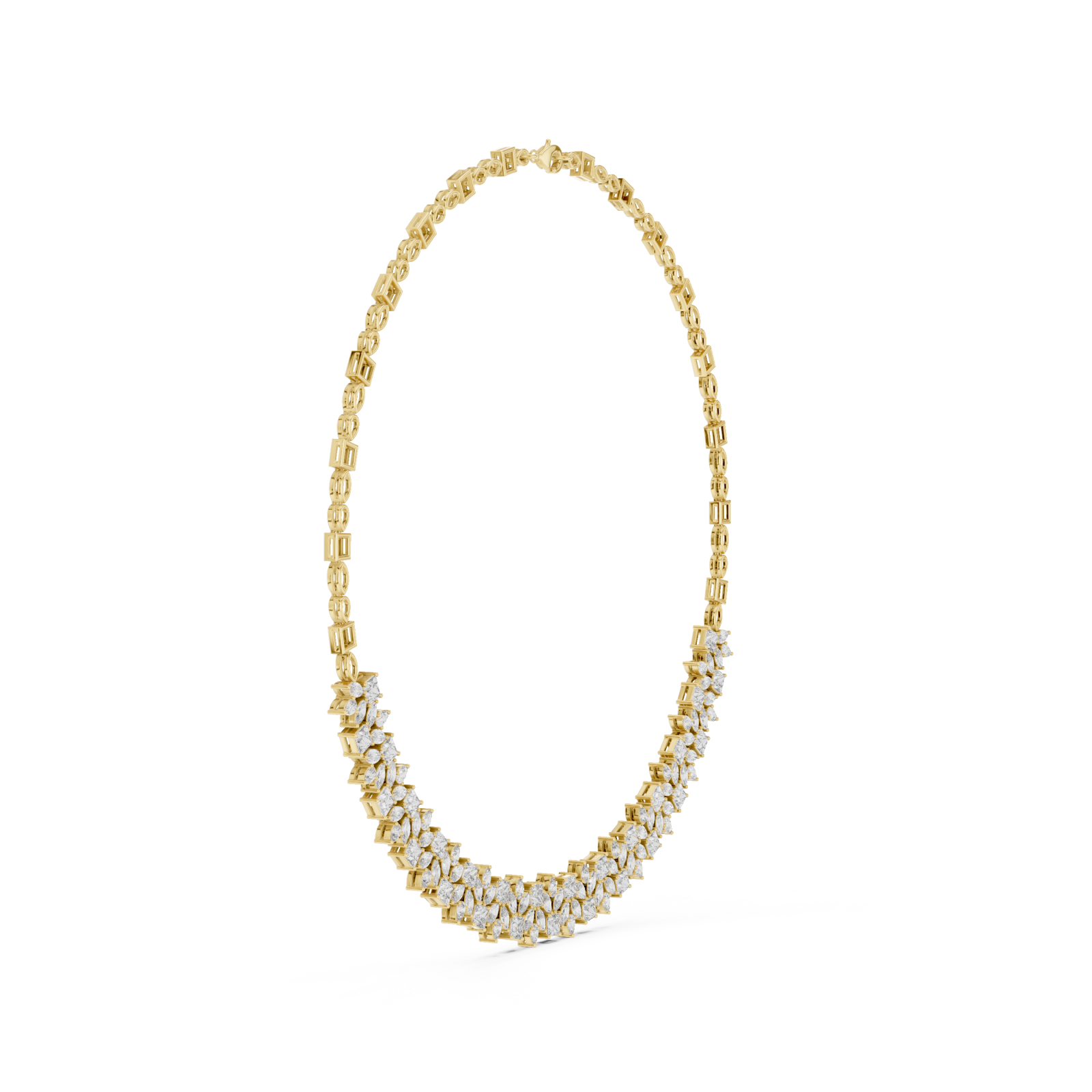  Gold Celestial Garland Collar Side View