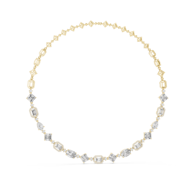  Gold Gardenia Embrace Vintage Inspired Signature Necklace Left View