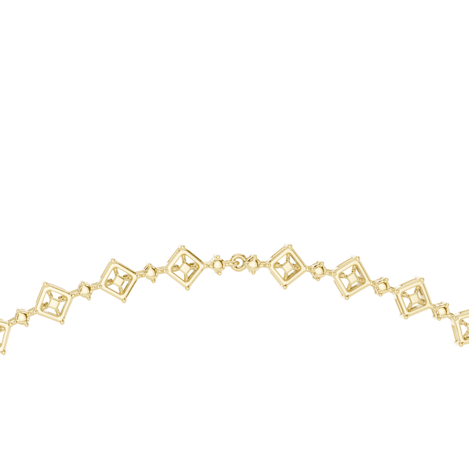  Gold Gardenia Embrace Vintage Inspired Signature Necklace Front View