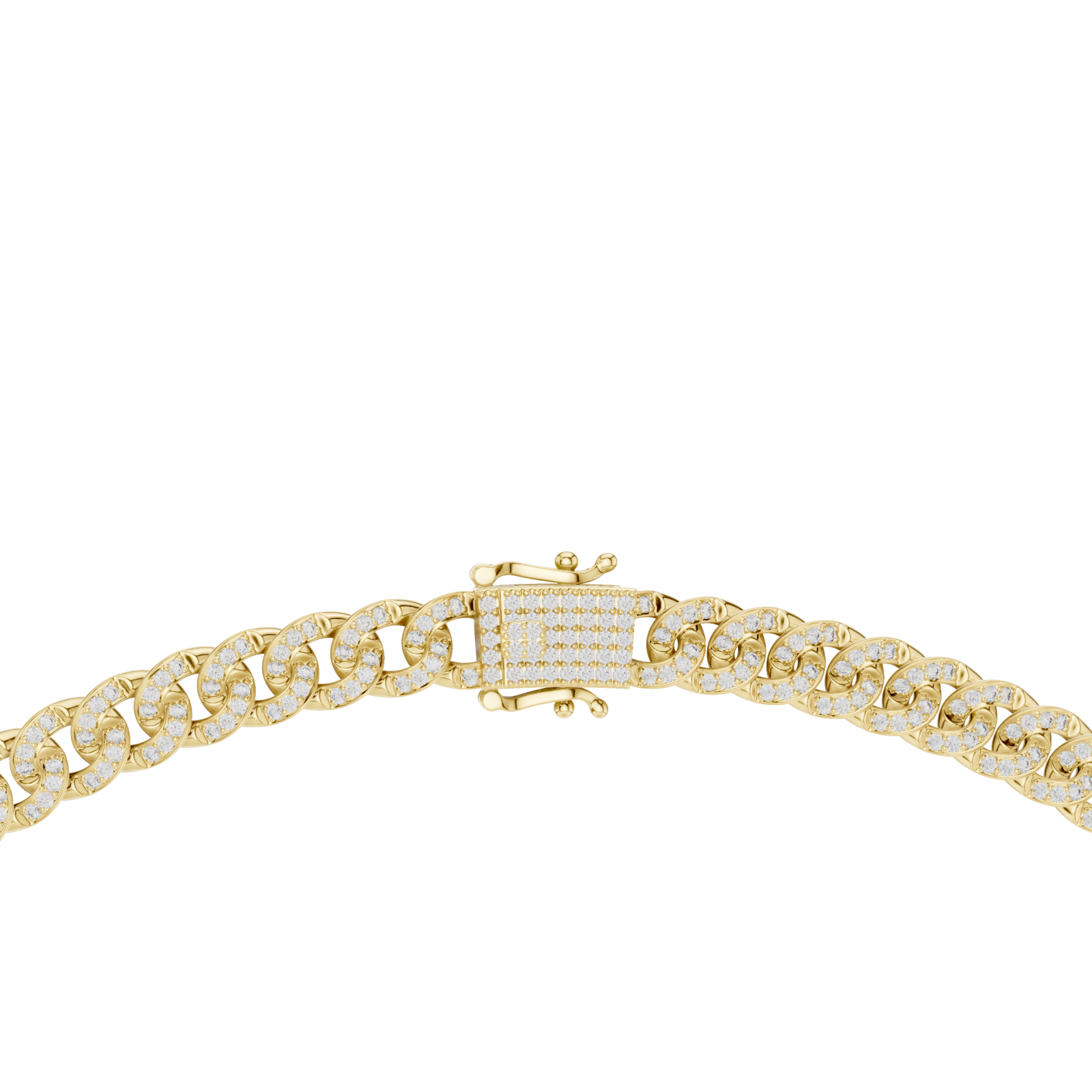  Gold Embrace Twine Chain Necklace Front View
