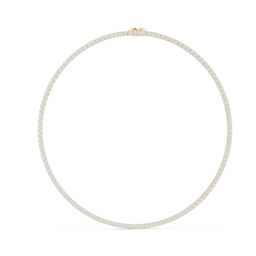  Gold Celestial Harmony Choker Necklace Left View