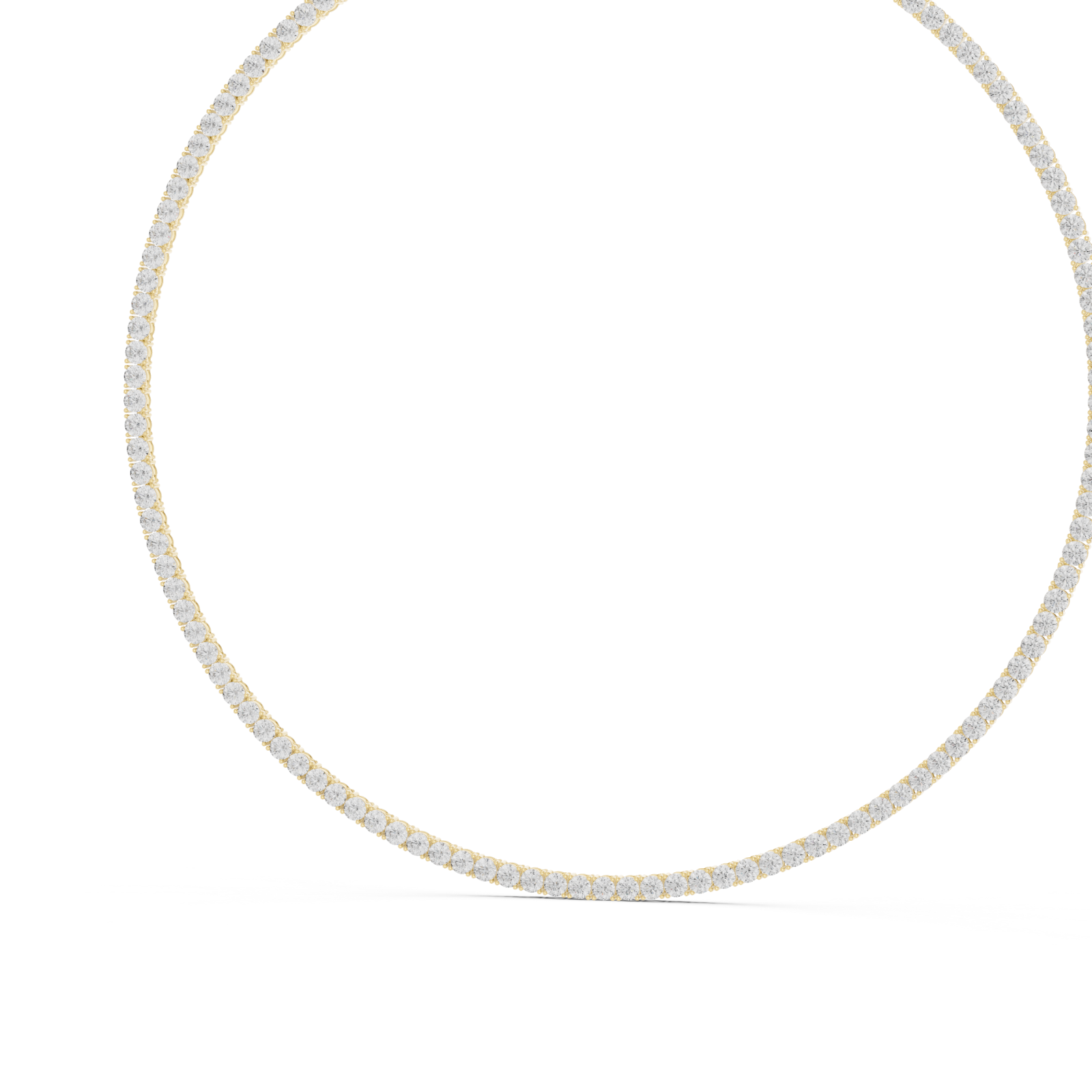 Gold Celestial Harmony Choker Necklace Right View