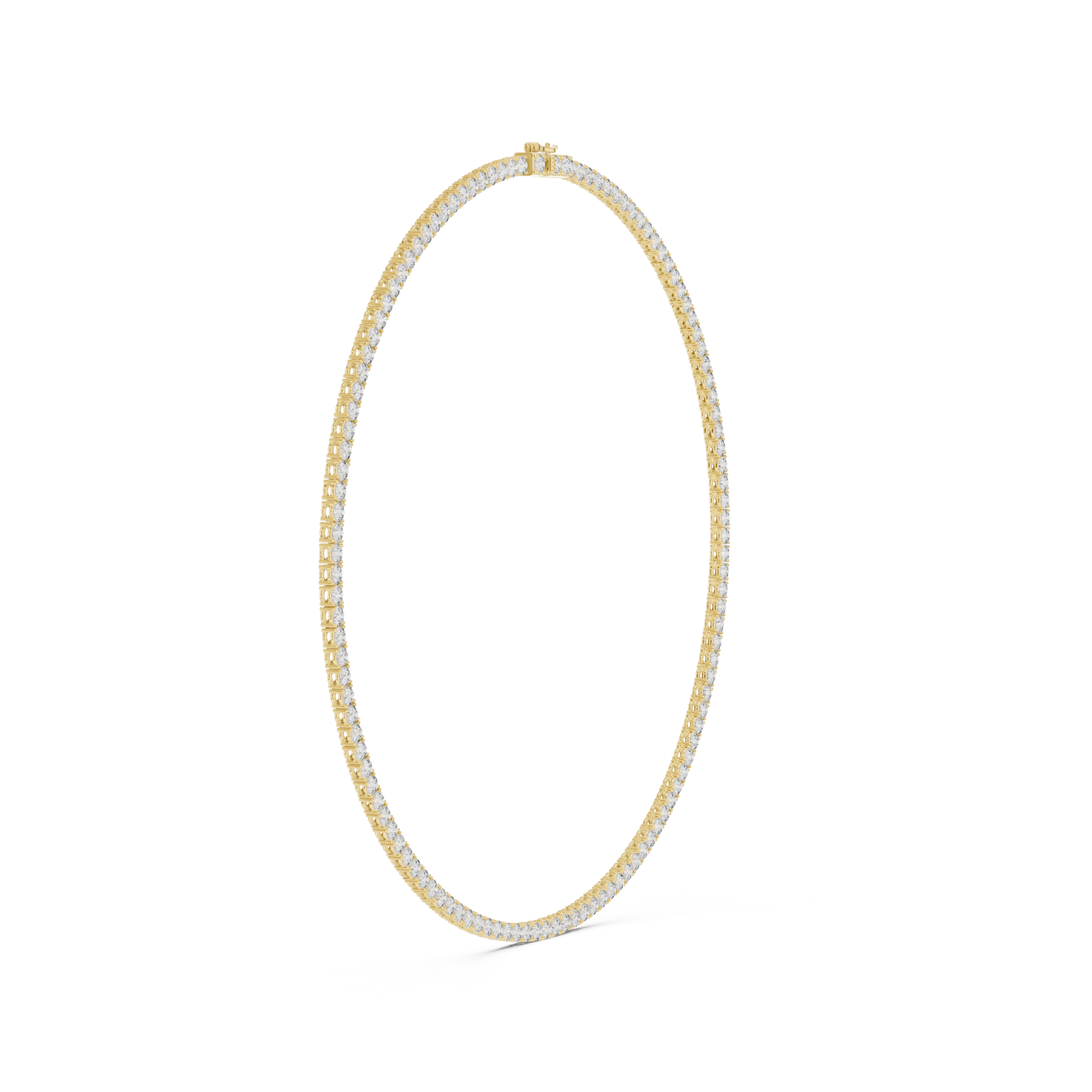  Gold Celestial Harmony Choker Necklace Side View