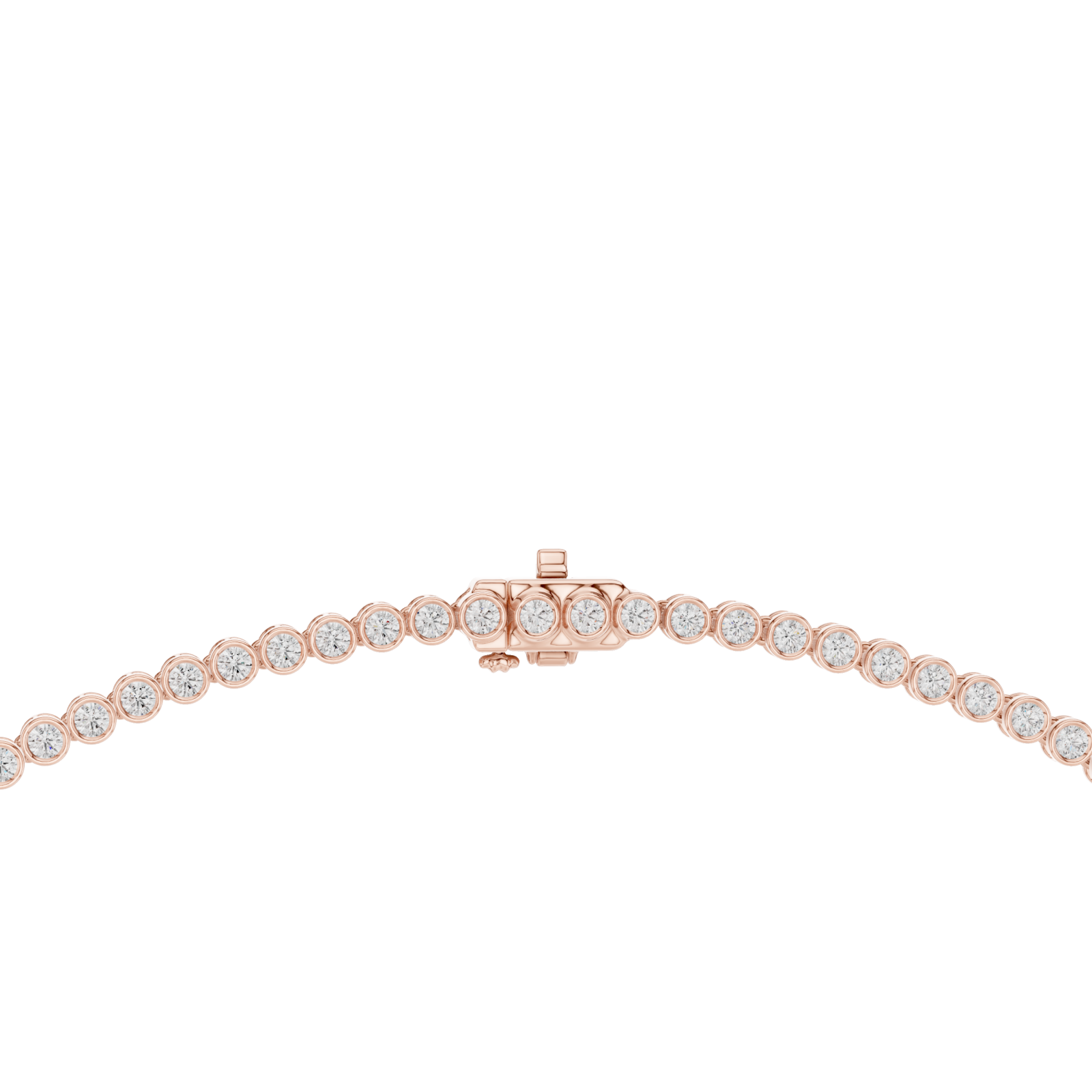  Rose Gold Celestial Glow Classic Neck Chain Front View