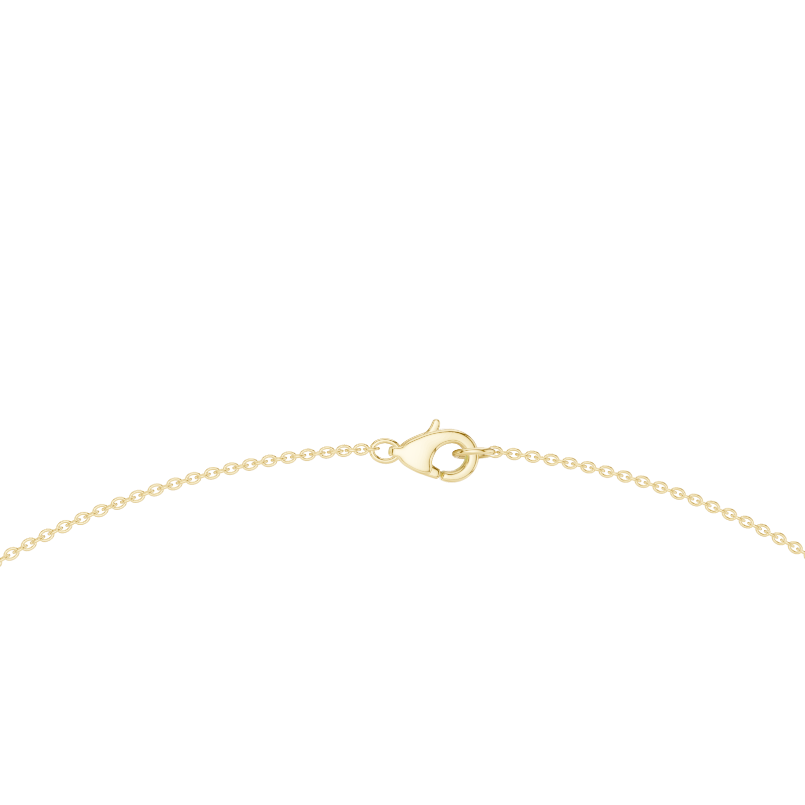  Gold Whispering Halo Flair Necklace Front View