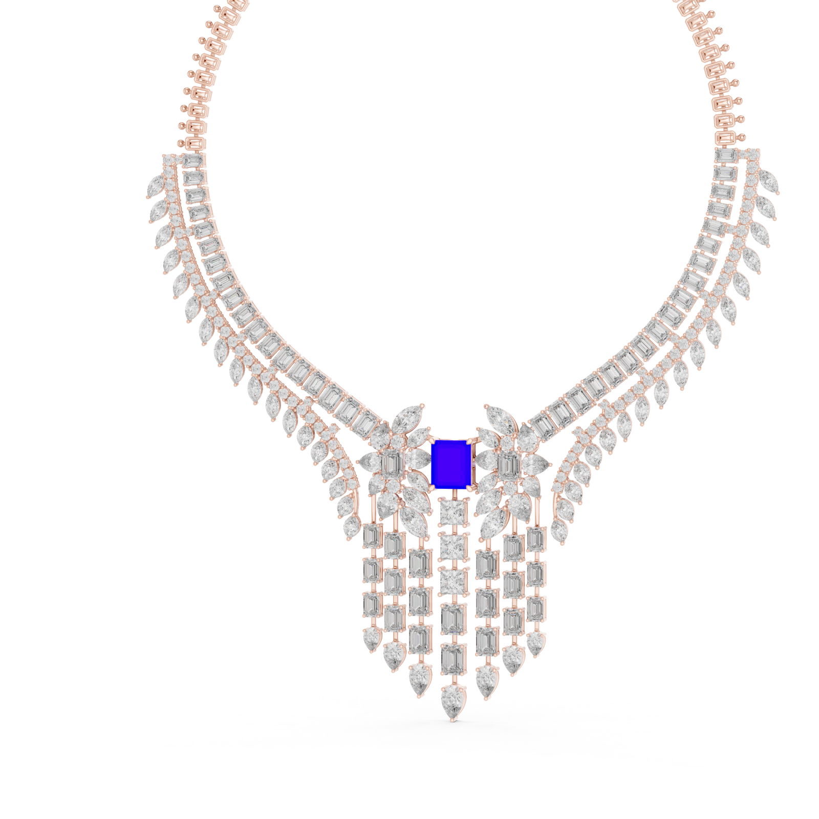  Rose Gold Elegant Flourish Right View