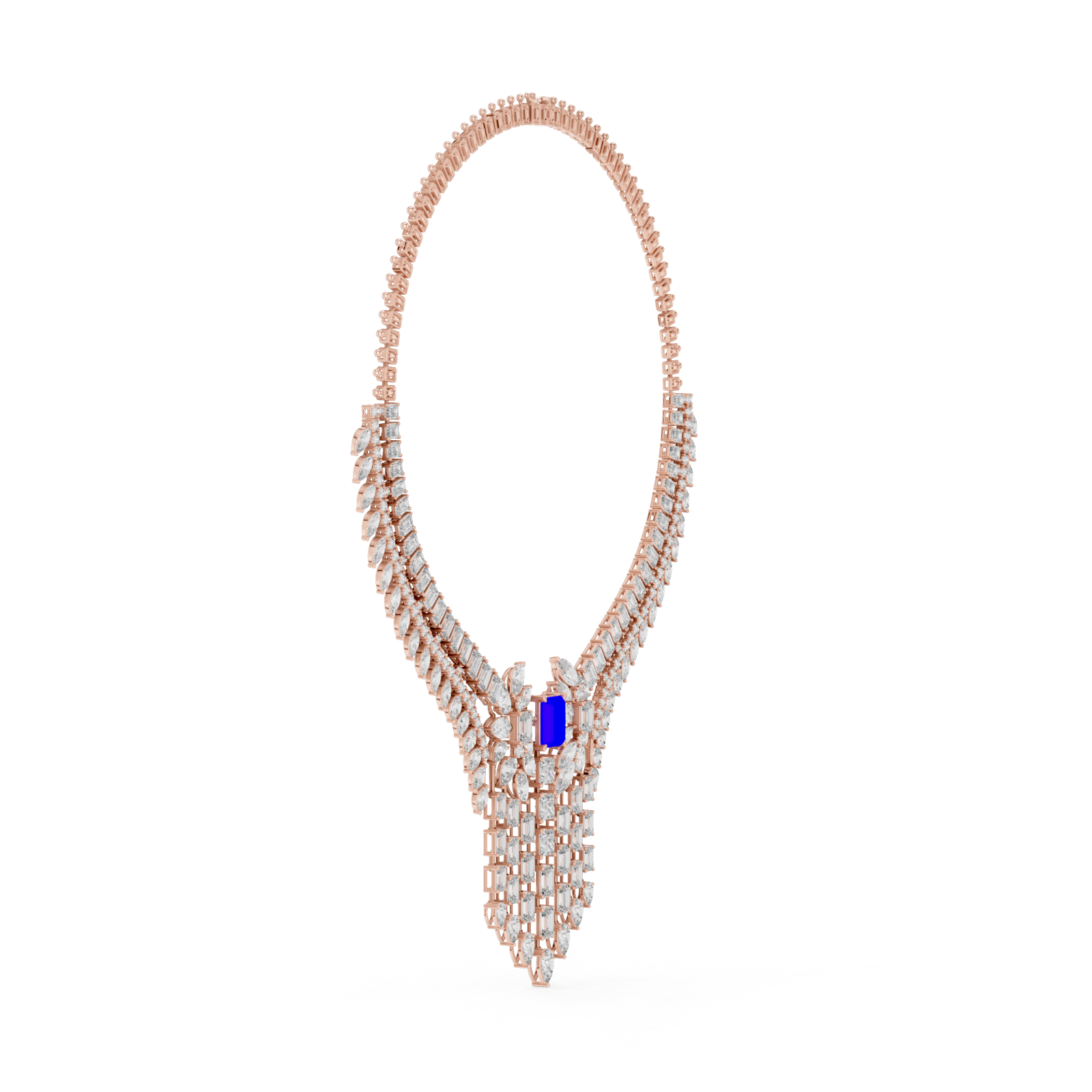  Rose Gold Elegant Flourish Side View