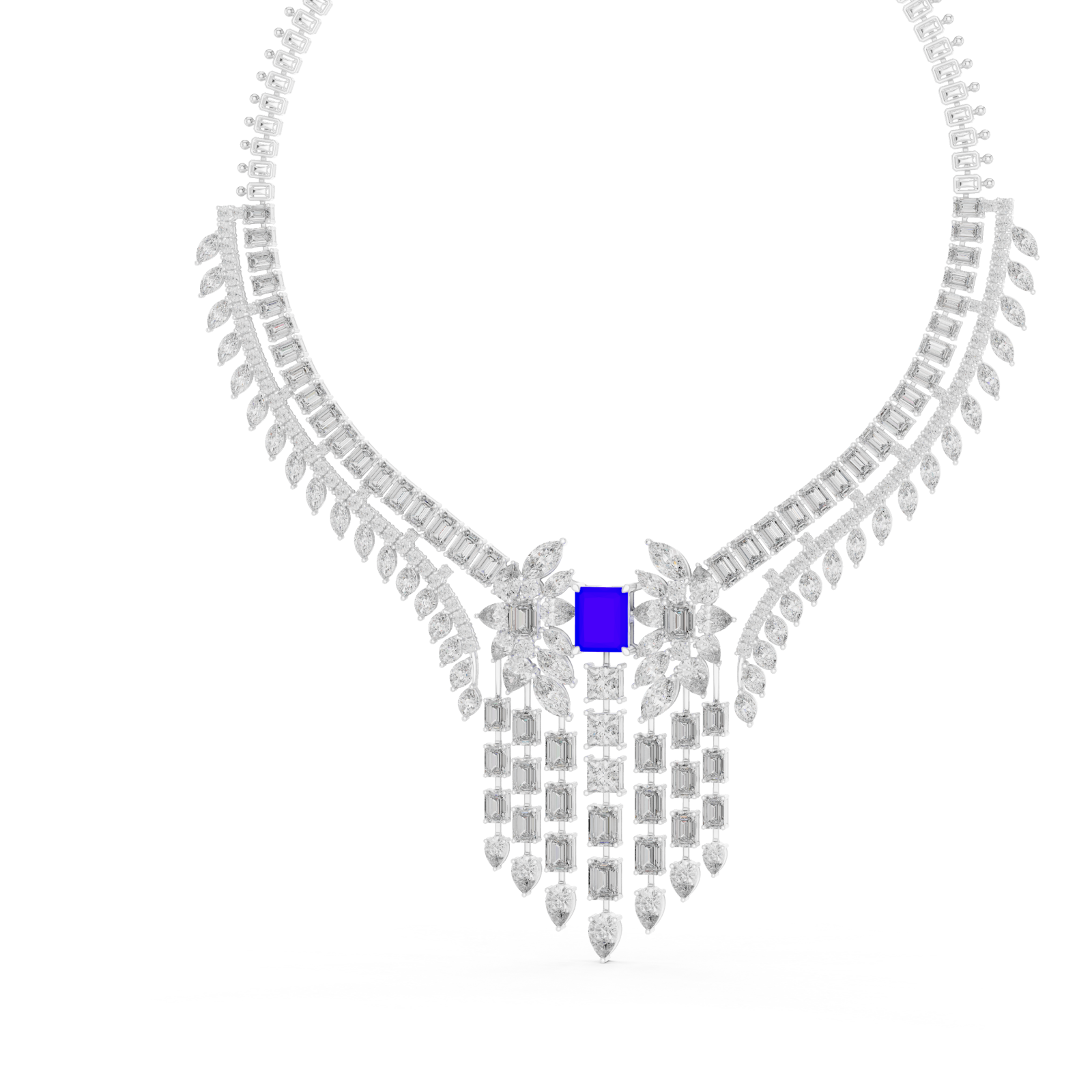  White Gold Elegant Flourish Right View