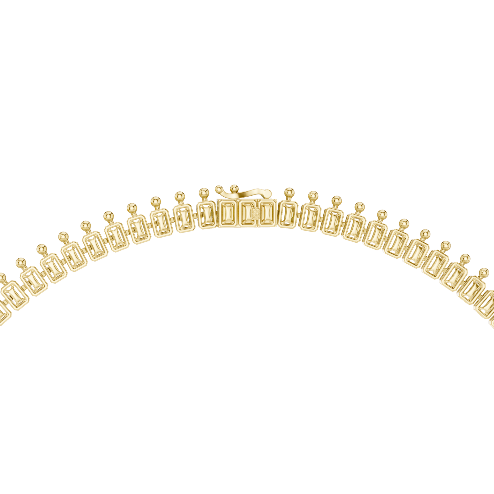  Gold Elegant Flourish Front View