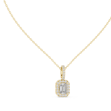  Gold Embrace Pendant Necklace Left View