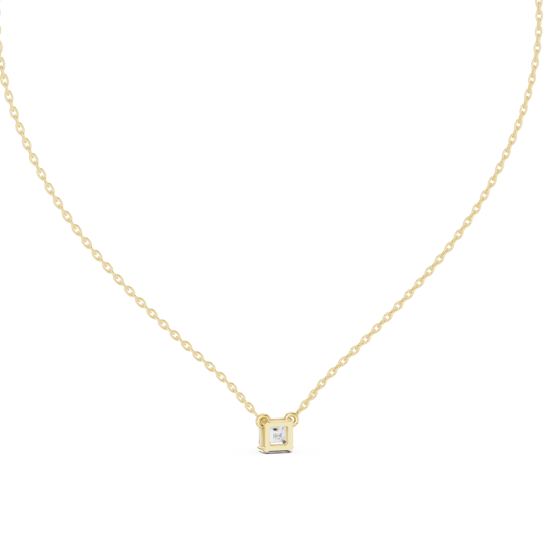 Gold Pure Harmony Pendant Necklace Right View