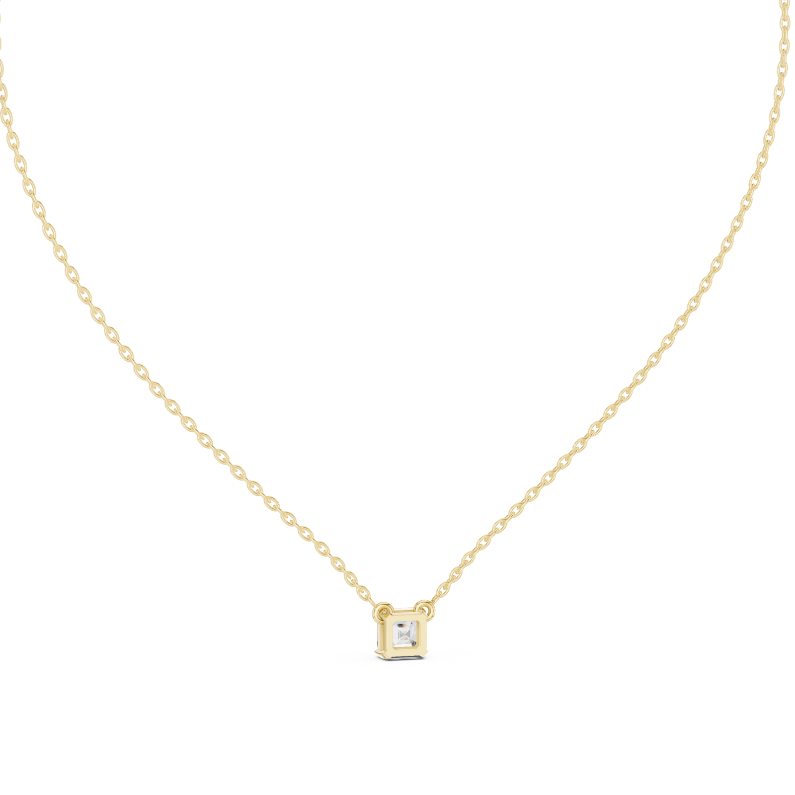  Gold Pure Harmony Pendant Necklace Front View