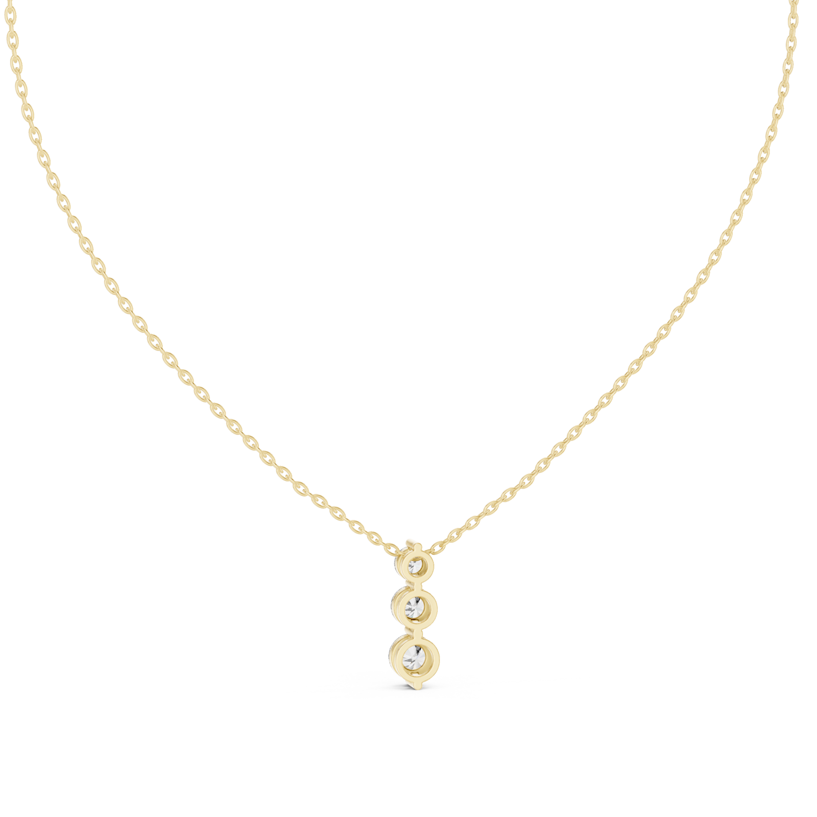  Gold Serenity in Motion Cascading Pendant Front View