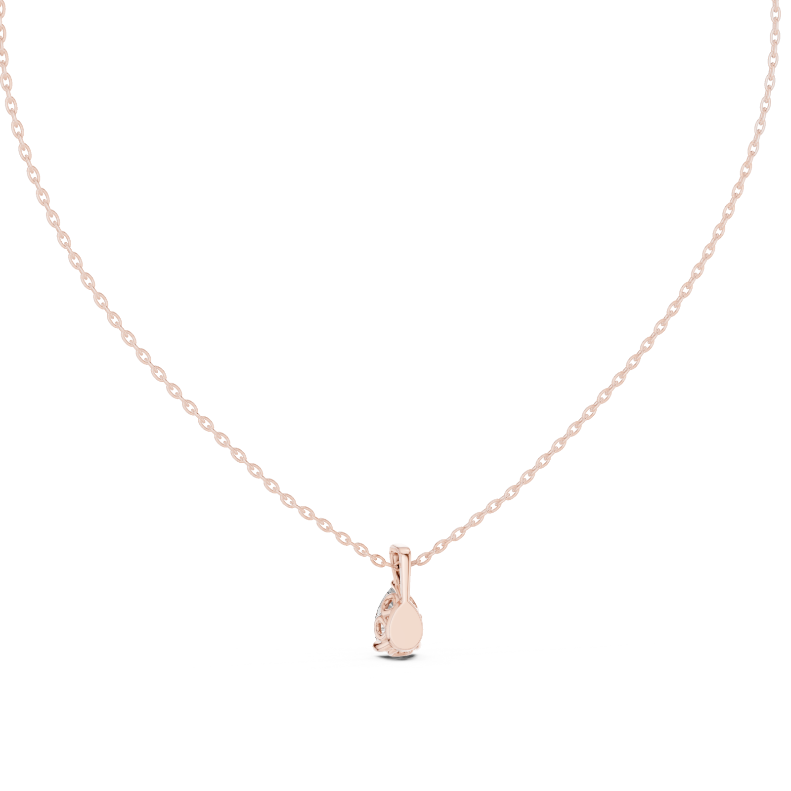 Rose Gold Poise and Promise Elegance Pendant Front View