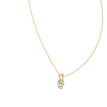 Gold Poise and Promise Elegance Pendant Right View