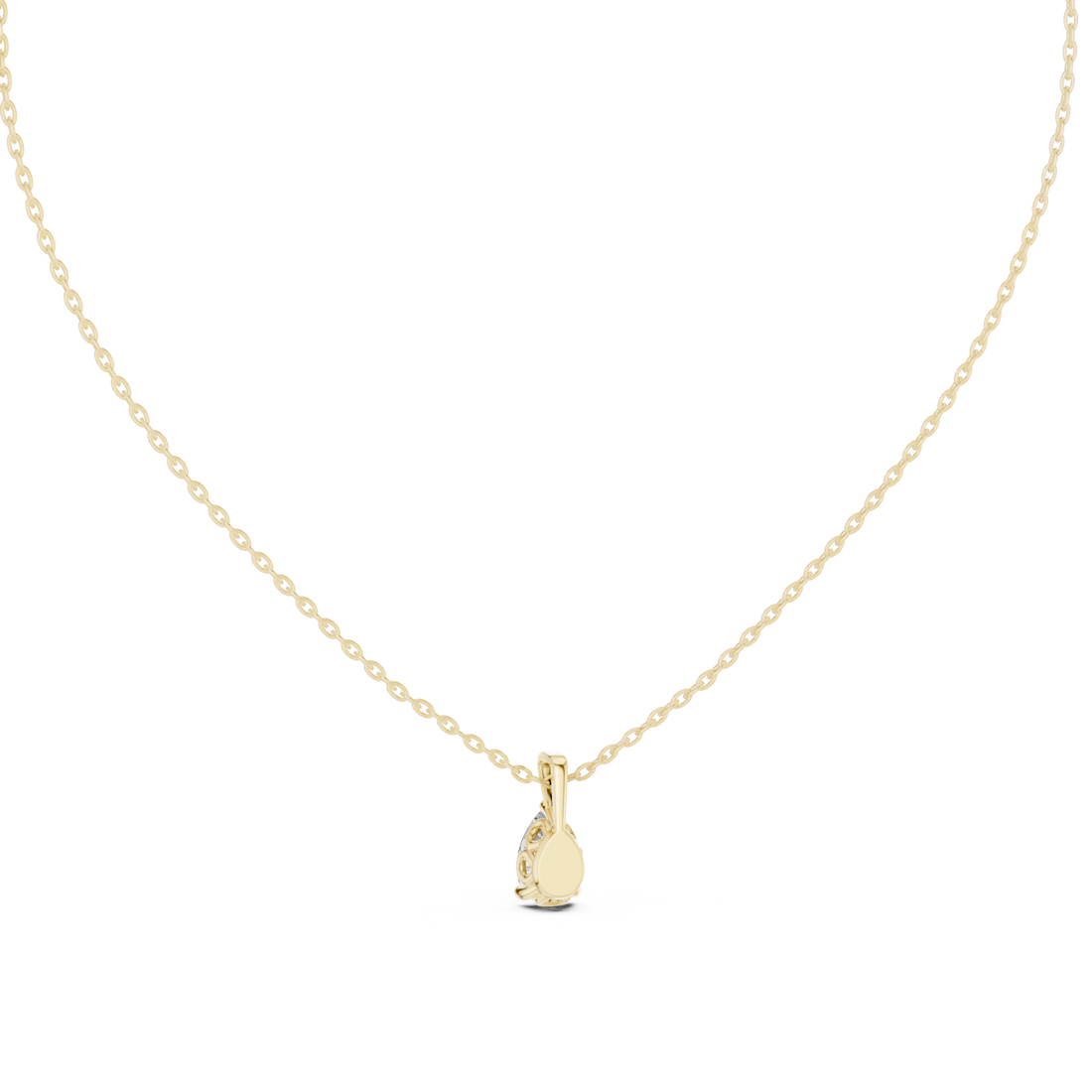 Gold Poise and Promise Elegance Pendant Right View