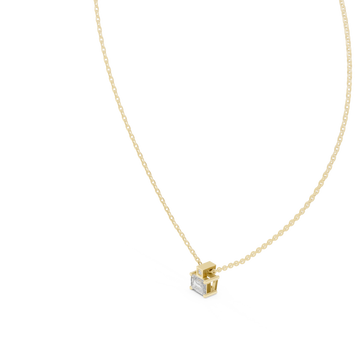 Gold Shadowed Grace Lattice Pendant Right View