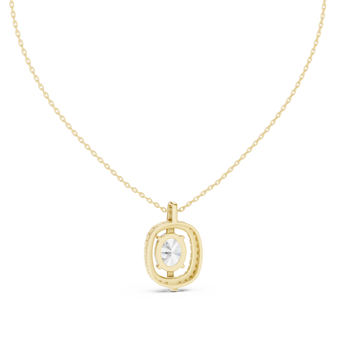 Gold Sunkissed Radiance Pendant Necklace Right View