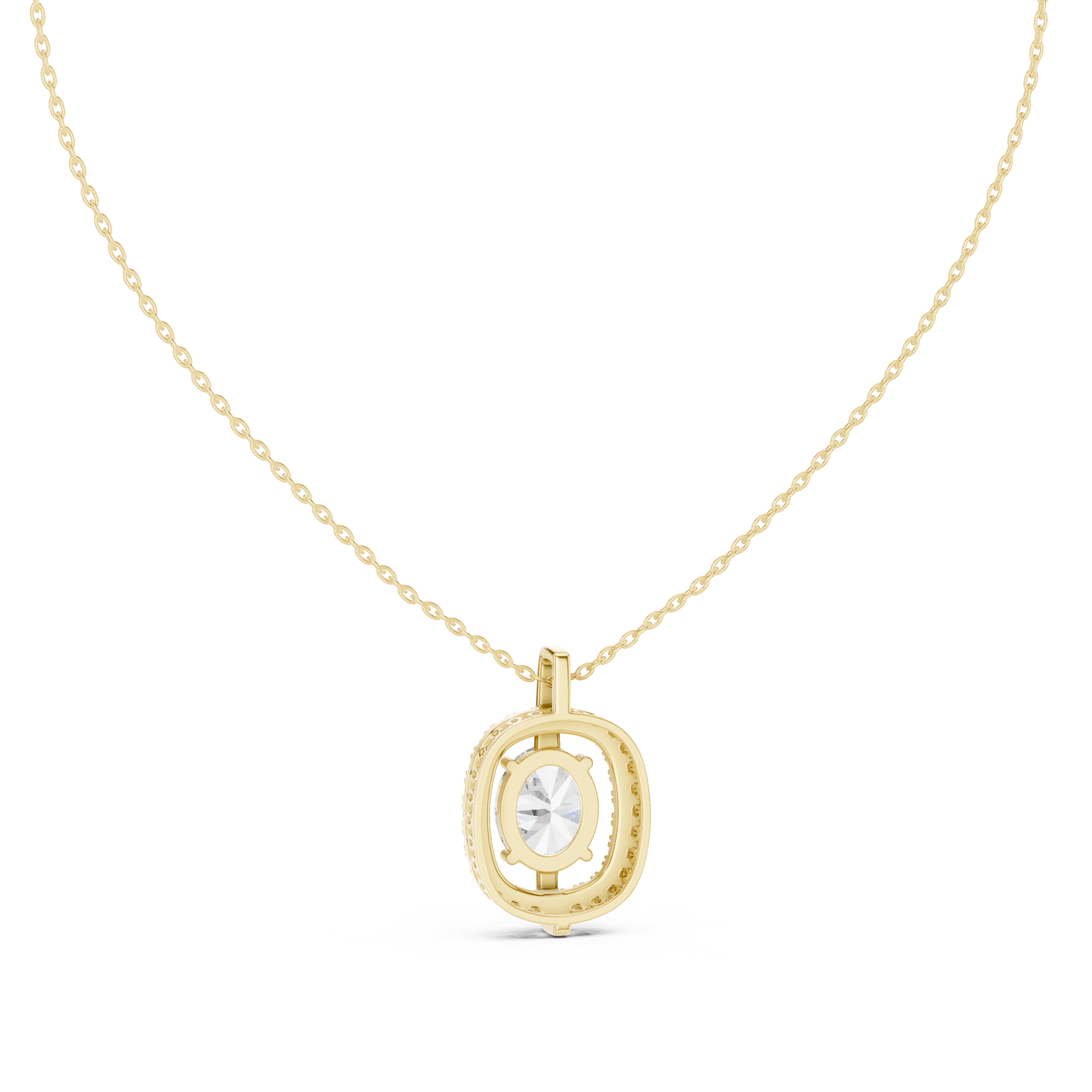  Gold Sunkissed Radiance Pendant Necklace Front View