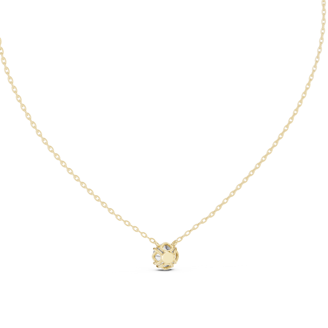 Gold Whispered Promise Petite Heart Pendant Right View