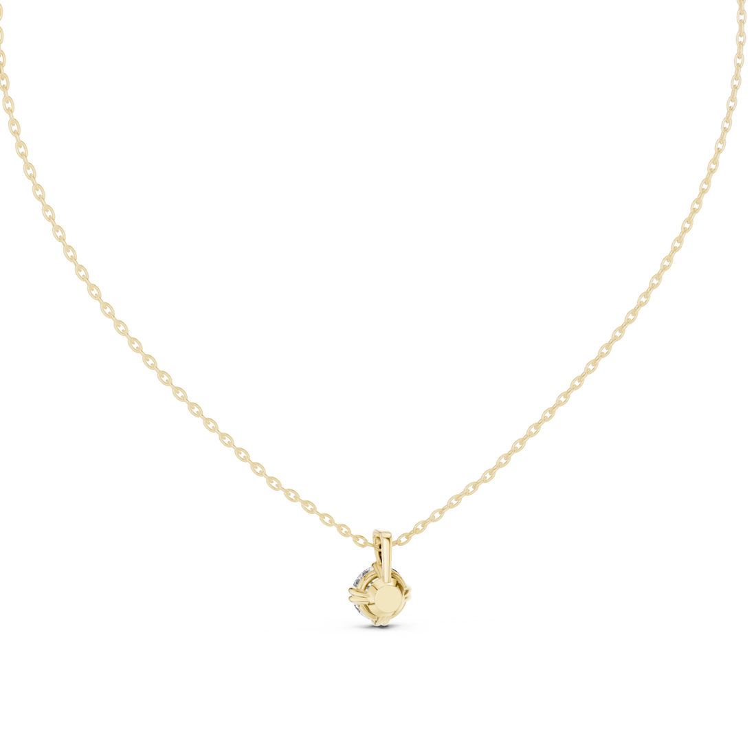 Gold Serene Promise Infinity Chain Necklace Right View