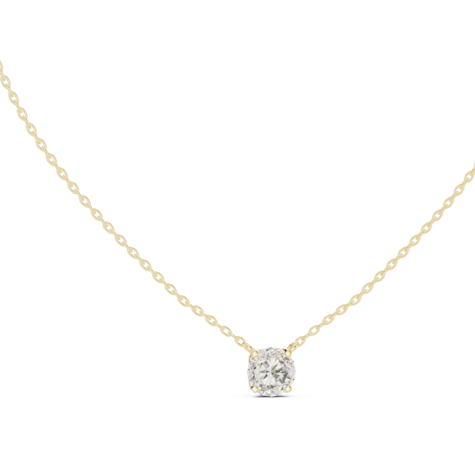  Gold Morning Dew Whisper Pendant Left View