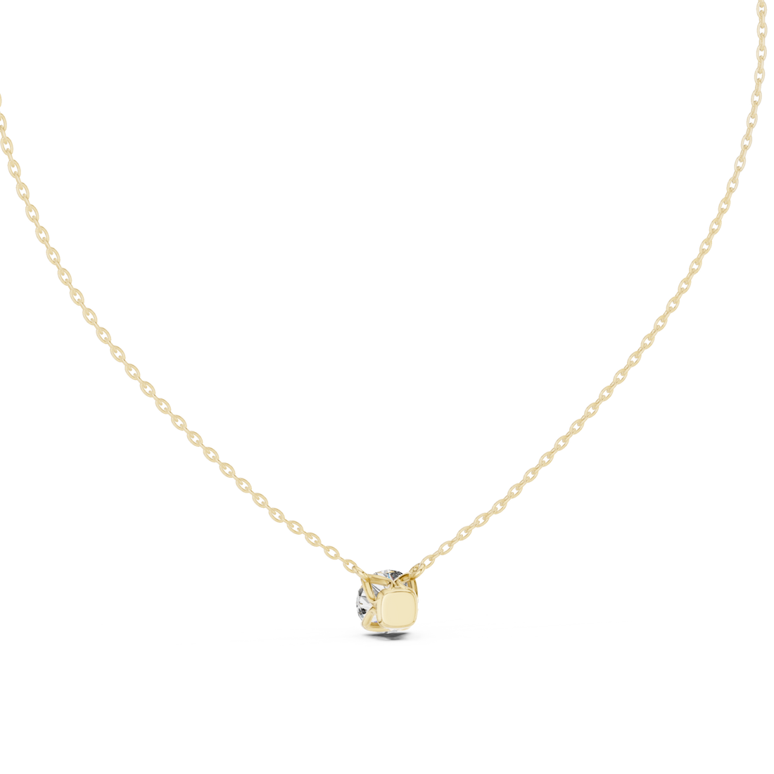 Gold Morning Dew Whisper Pendant Right View