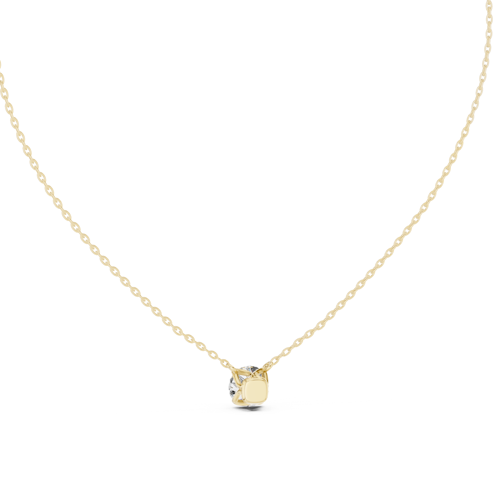  Gold Morning Dew Whisper Pendant Front View