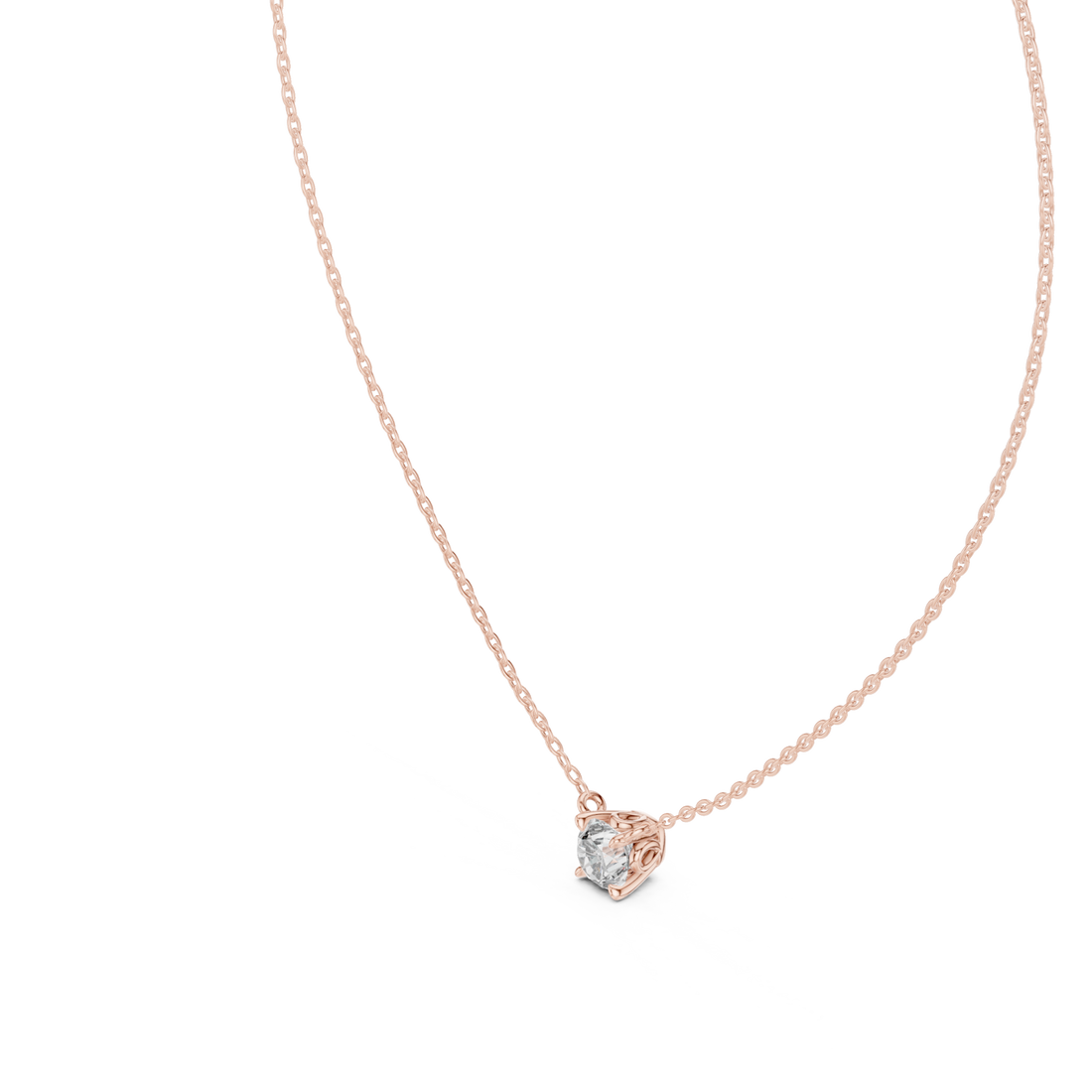  Rose Gold Celestial Touchstone Heart Pendant Right View