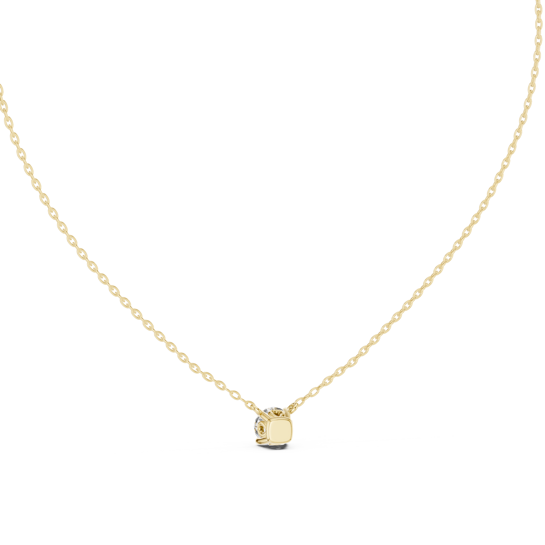 Gold Celestial Touchstone Heart Pendant Right View