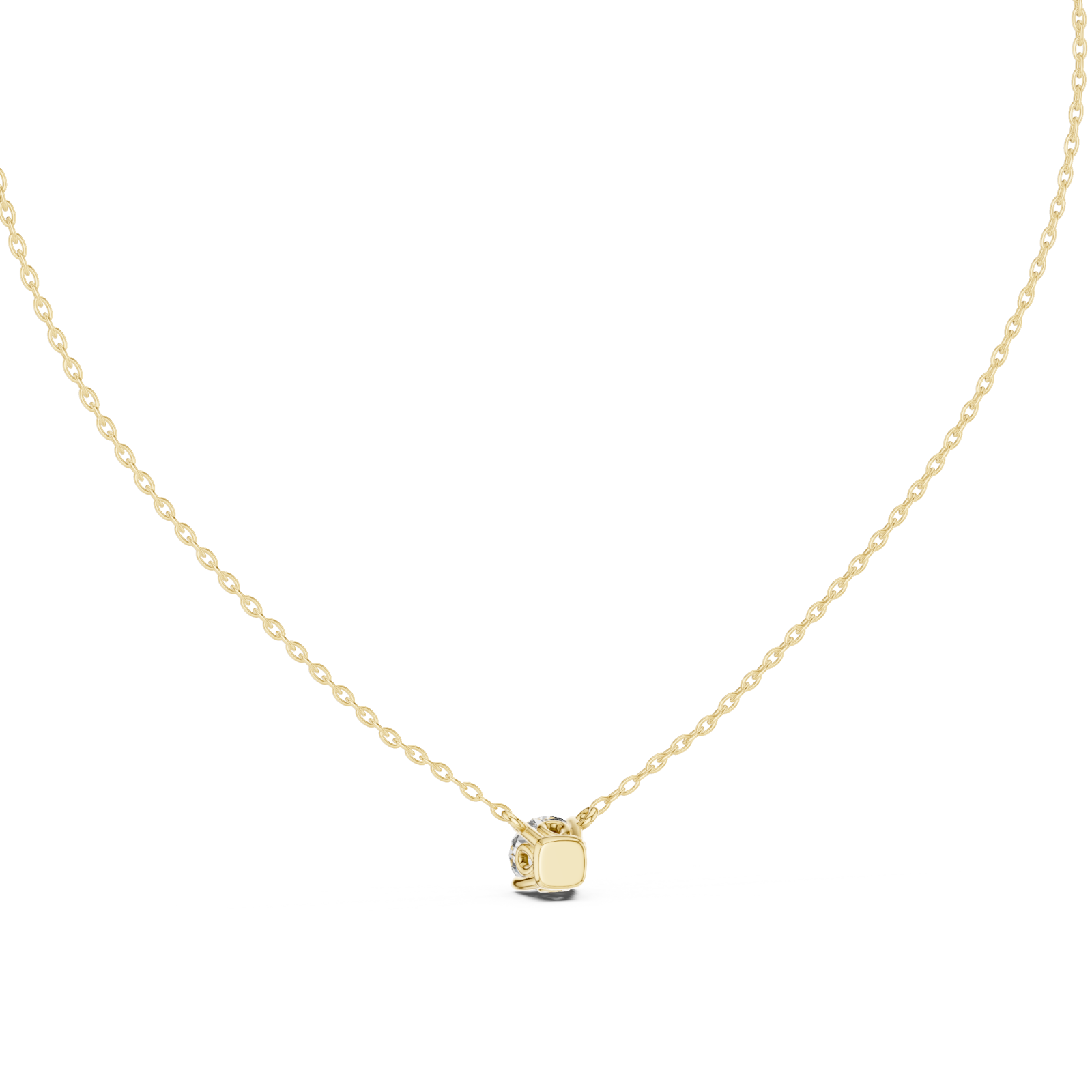  Gold Celestial Touchstone Heart Pendant Front View