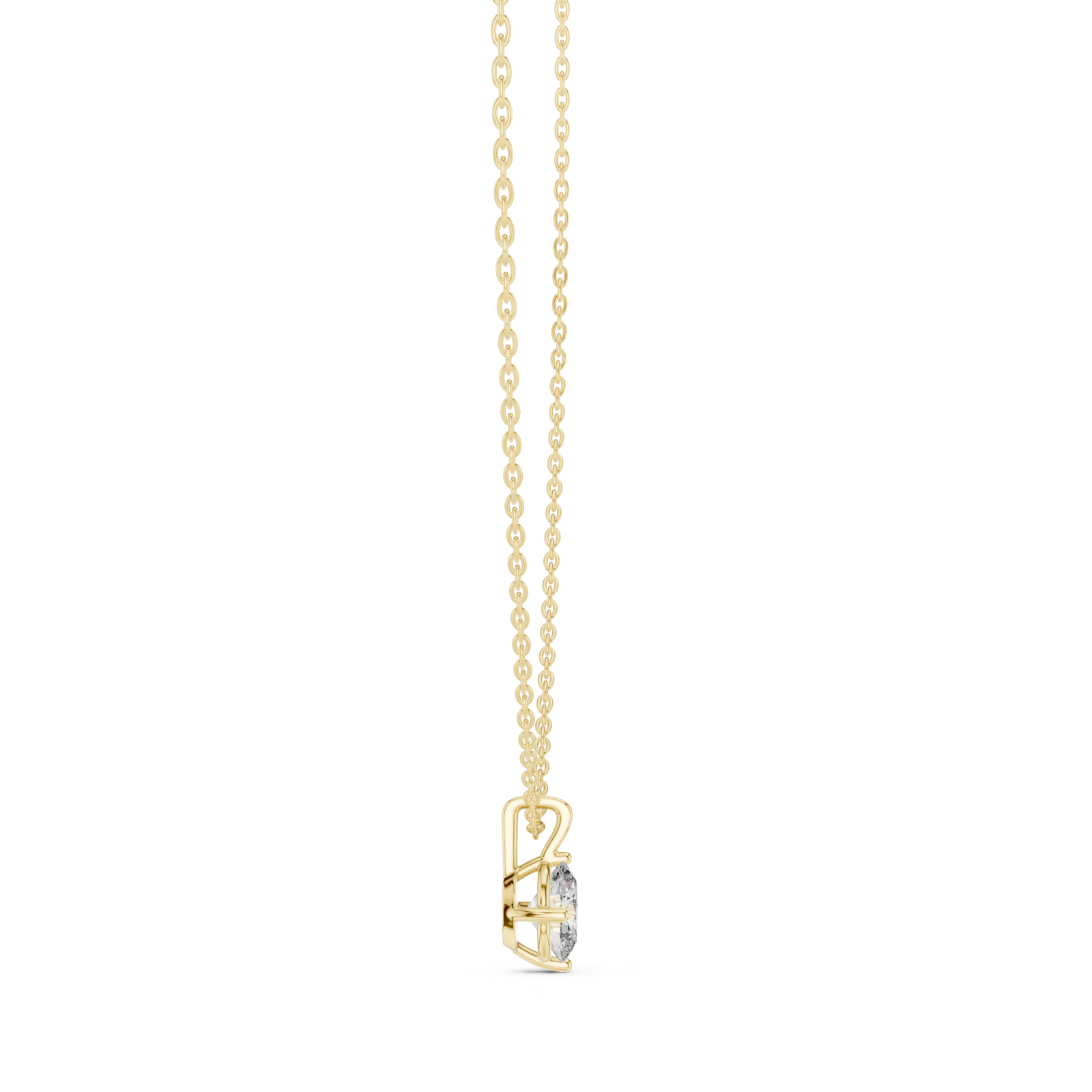  Gold Celestial Dream Whisper Pendant Side View