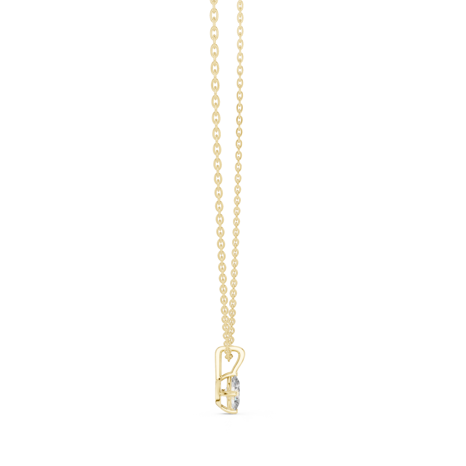  Gold Celestial Unity Pendant Side View