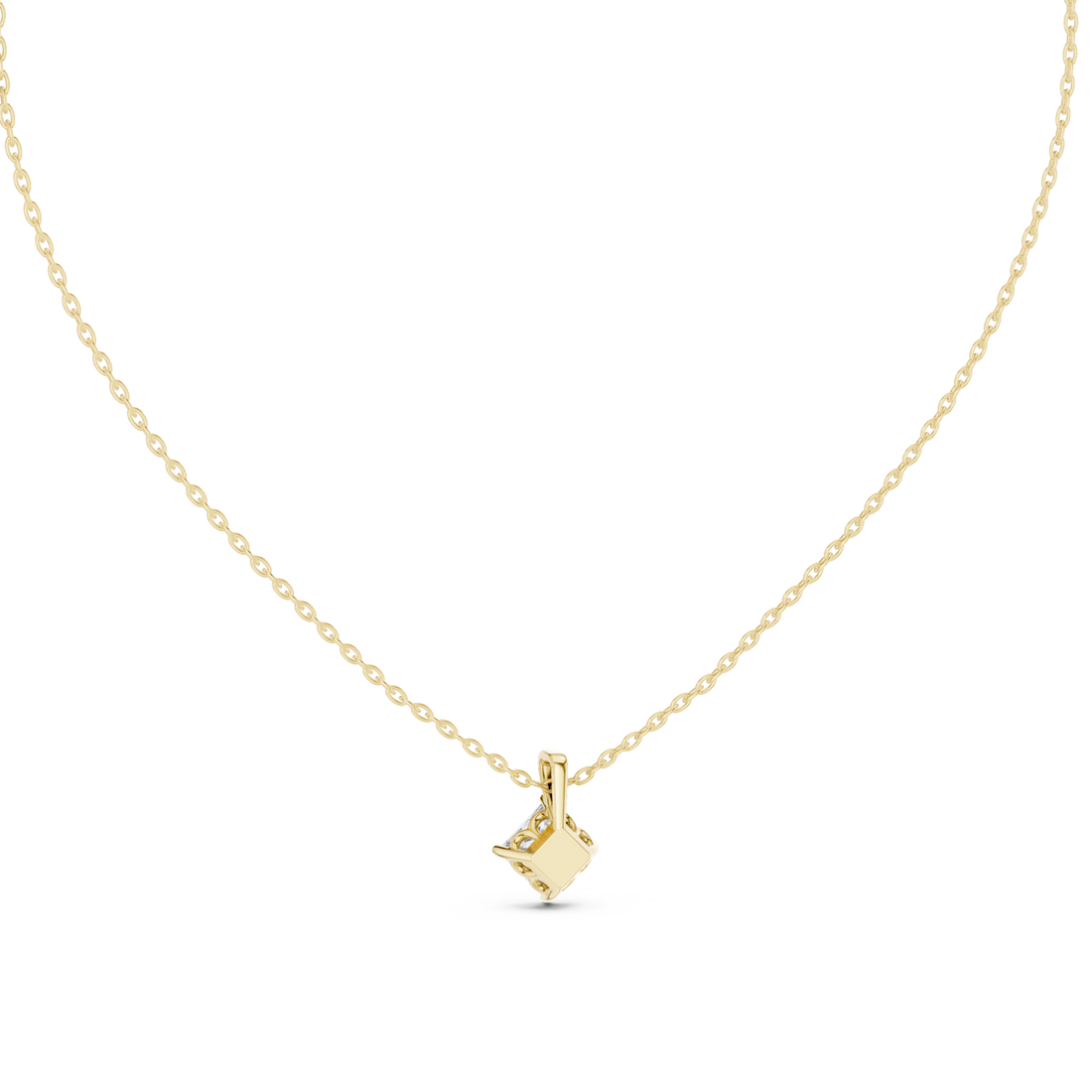Gold Radiant Solstice Whisper Pendant Right View