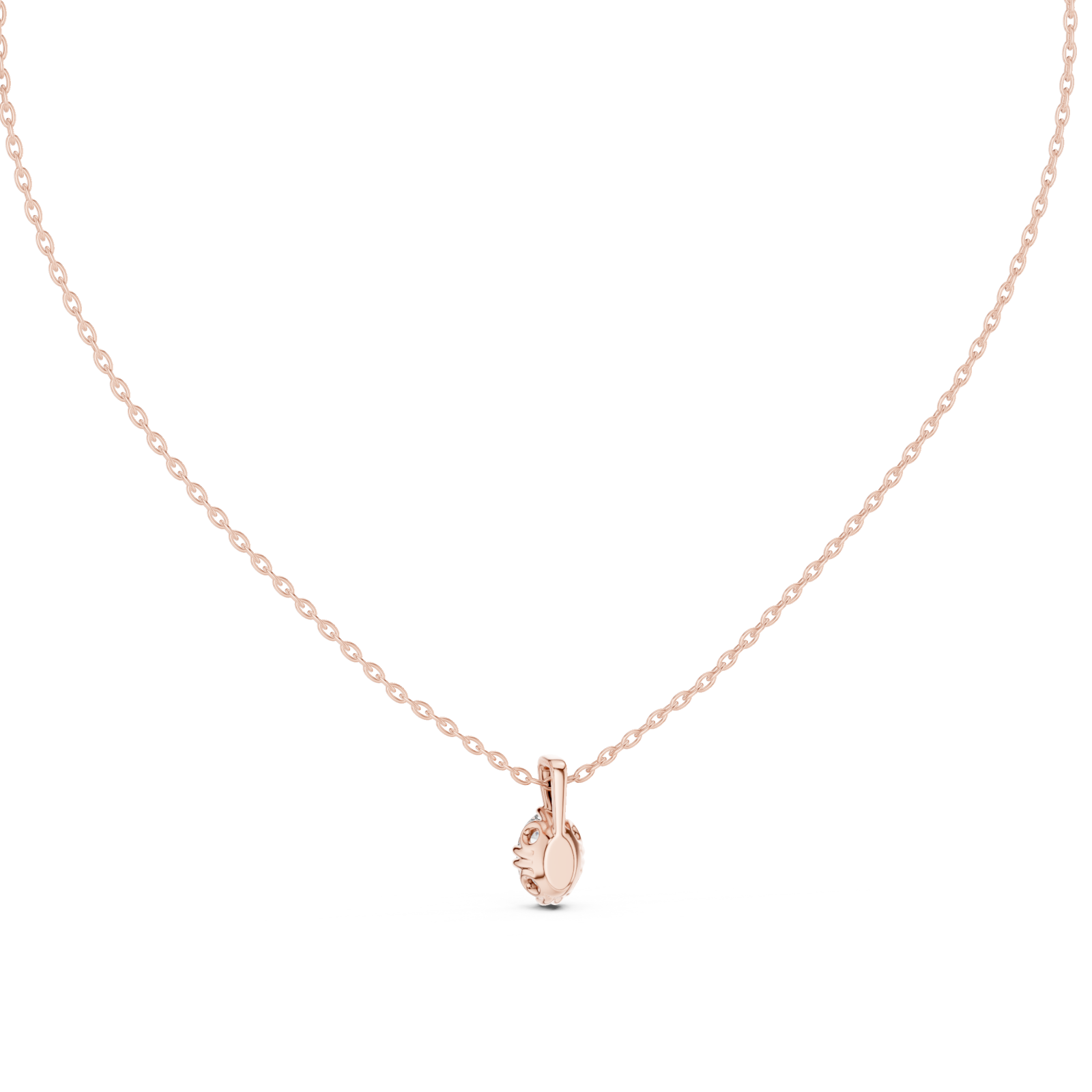  Rose Gold Midsummer Whimsy Pendant Front View