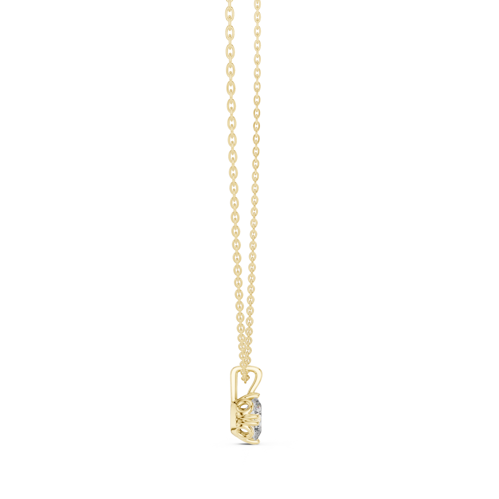  Gold Midsummer Whimsy Pendant Side View