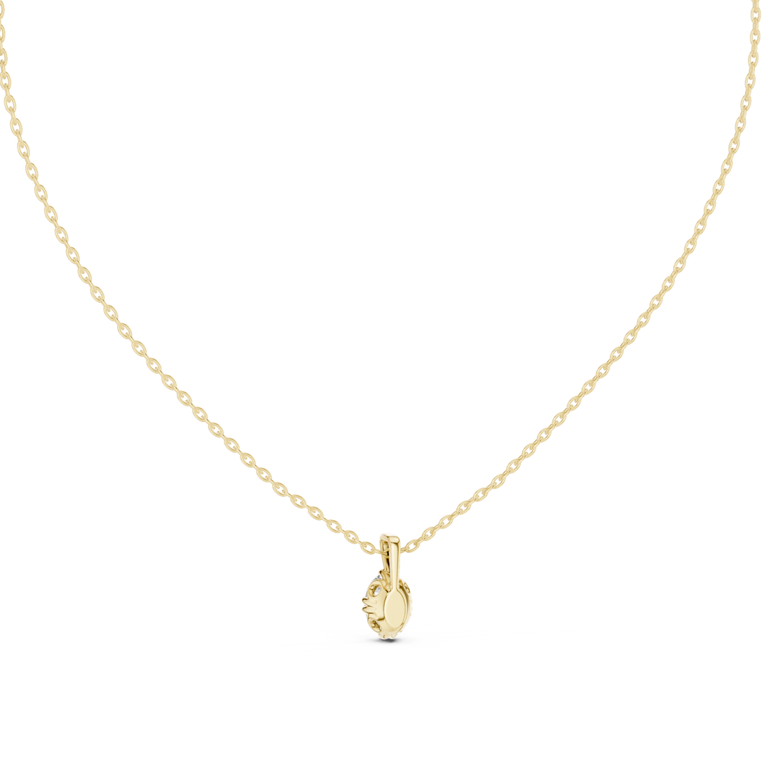 Gold Midsummer Whimsy Pendant Right View