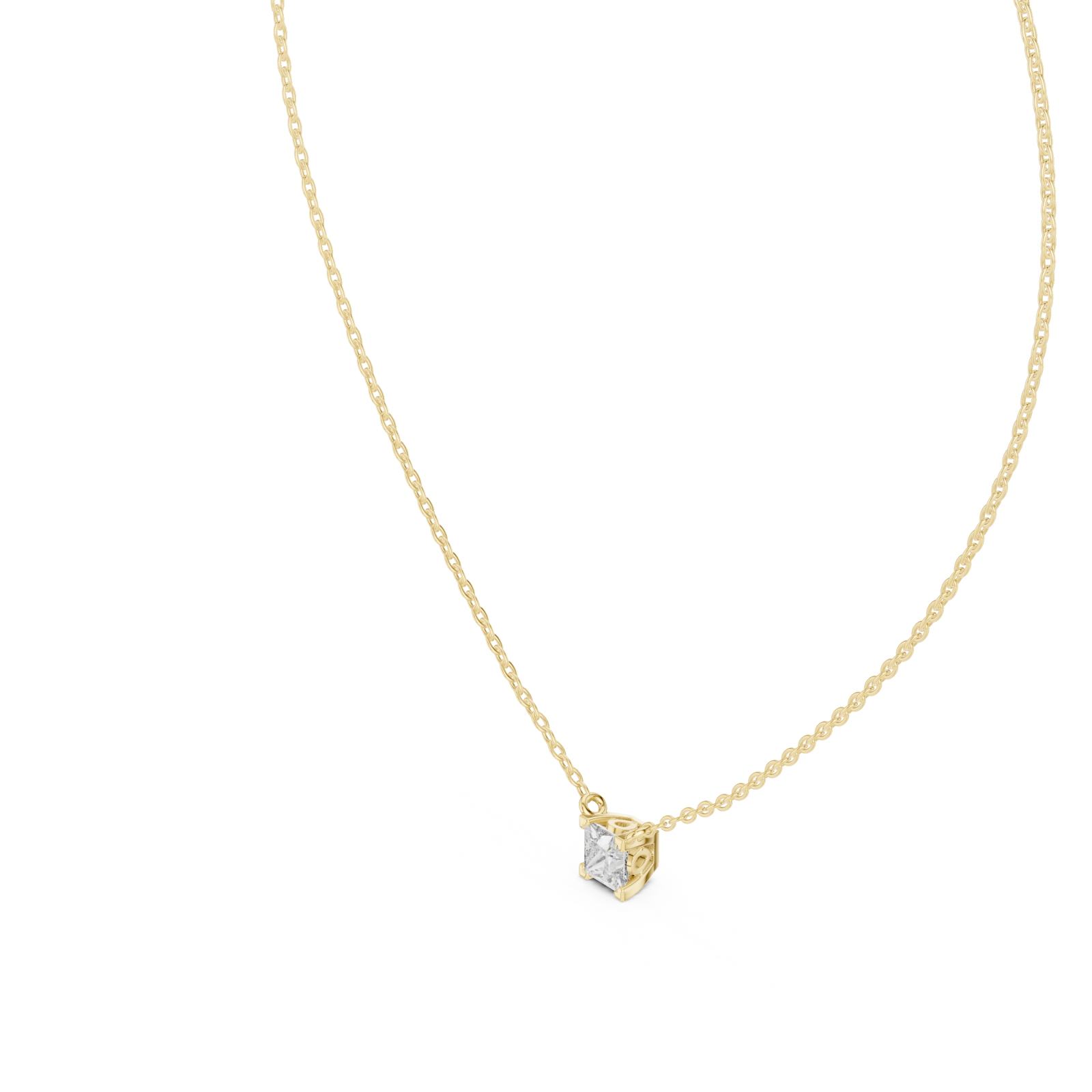Gold Graceful Morning Dew Pendant Right View