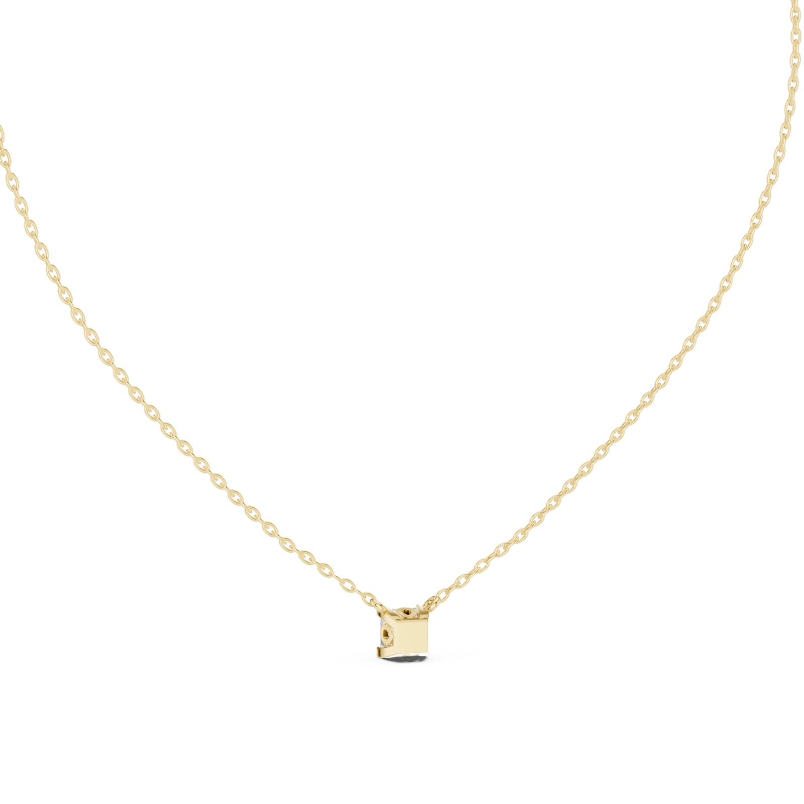  Gold Graceful Morning Dew Pendant Front View