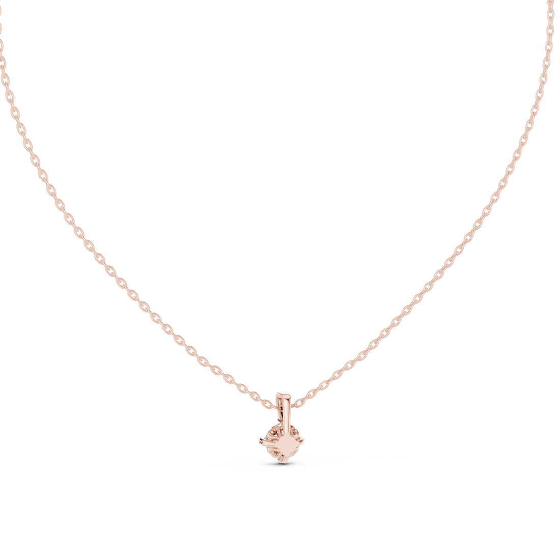  Rose Gold Celestial Whisper Luxe Chain Necklace Right View