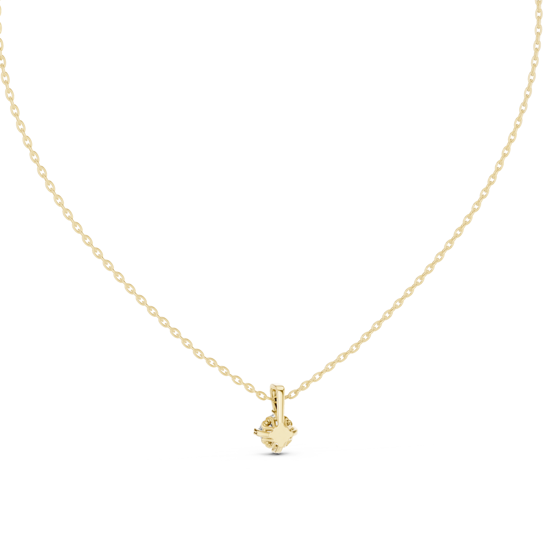 Gold Celestial Whisper Luxe Chain Necklace Right View