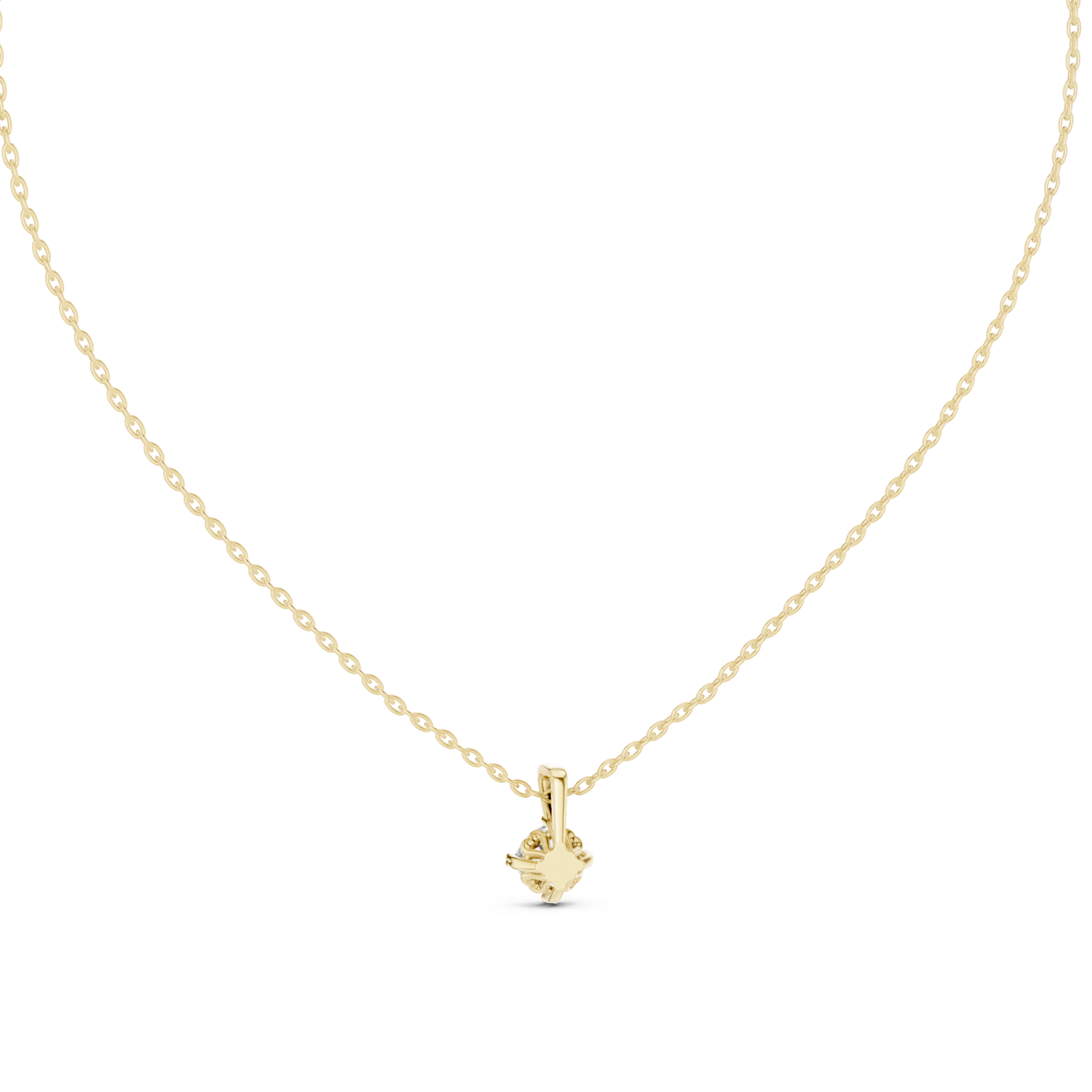  Gold Celestial Whisper Luxe Chain Necklace Front View