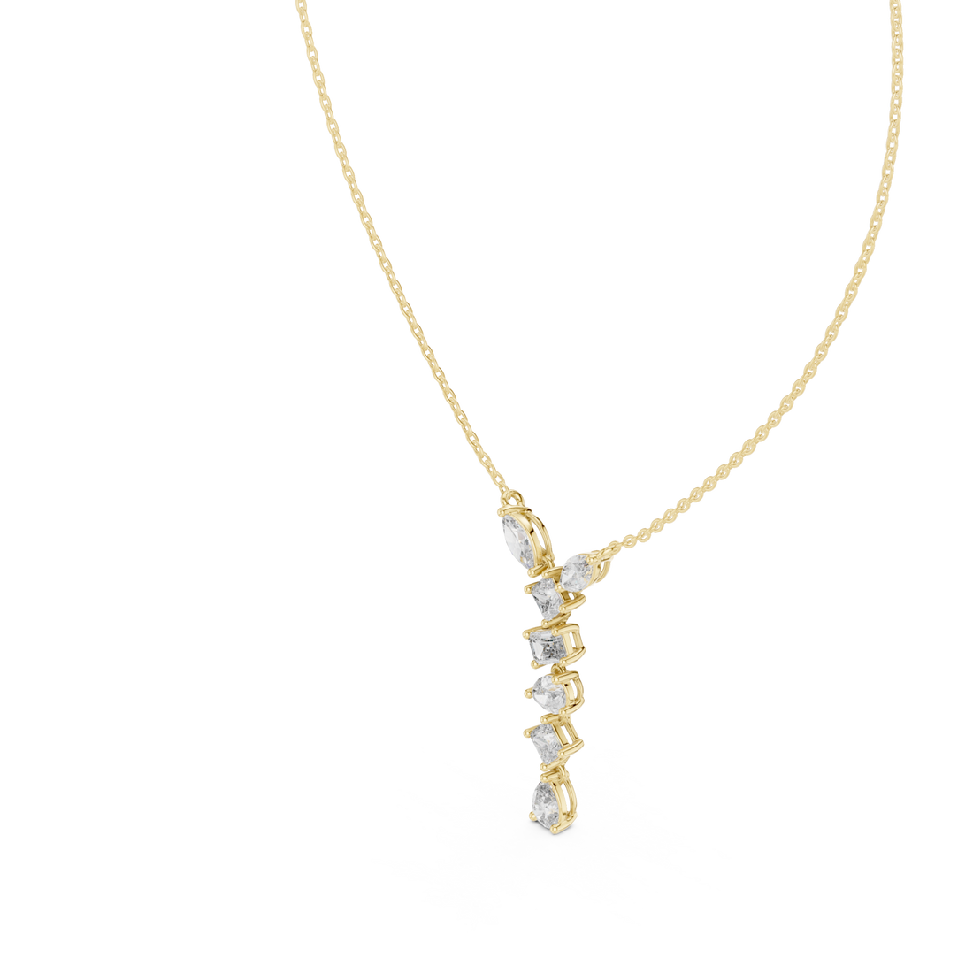 Gold Midnight Poise Necklace Right View